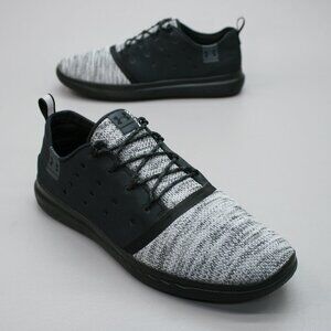 Under Armour Ladies 11 Charged 24/7 Low Black Gray Knit Fashion Shoes Sneakers